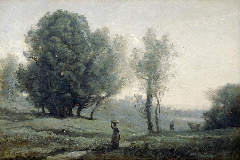 Jean-Baptiste Camille Corot Landscape Sweden oil painting art